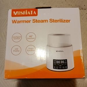 Newborn bottle warmer and steam sterilizer